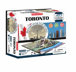 Обємні пазли 4D місто Торонто Канада 4D Cityscape 40016