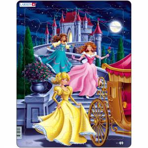 Пазли Larsen рамки-вкладиші для дівчаток Три принцеси