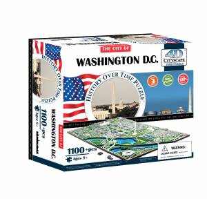 Объемный пазл 4D города  Вашингтон, США 