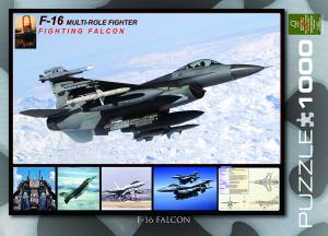 Пазли 1000 елементів літаків F-16 в польоті Eurographics 6000-4956